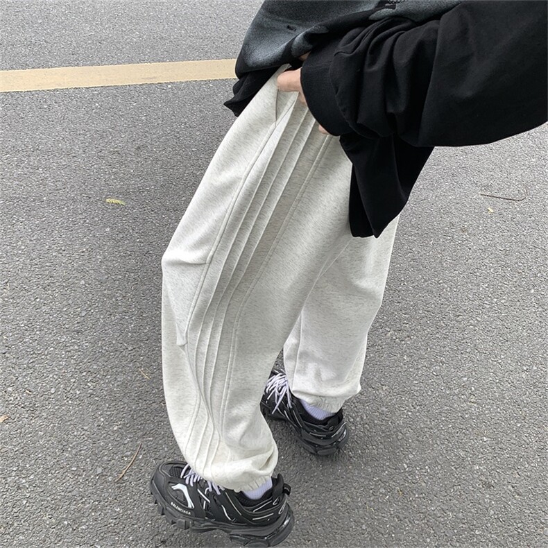 电商DSA028-CK2488P48新款休闲纯色条纹长裤男60棉40聚酯,男装休闲裤,电商A028