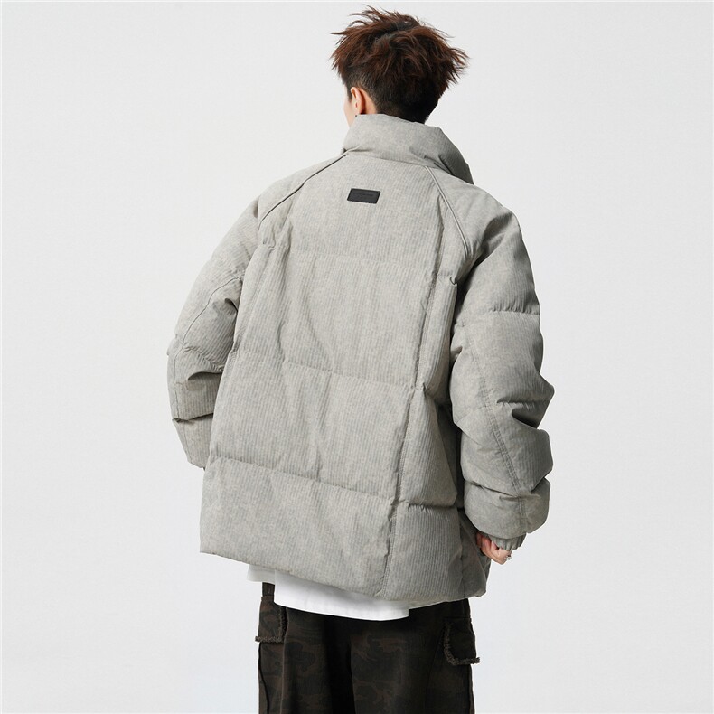 M-3XLB3539902P200灰立领2025冬羽绒服【标50控活动价328】,男装羽绒服,电商B353