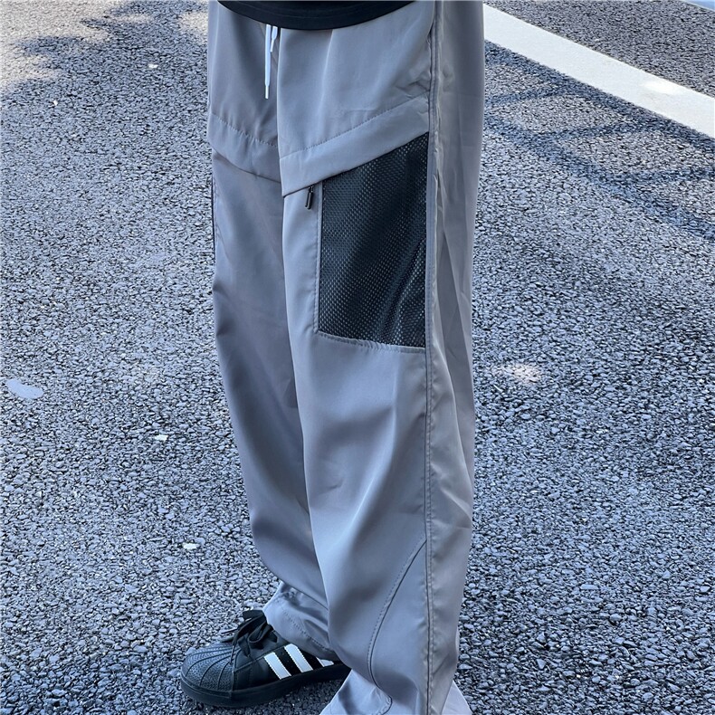 直筒长裤潮时尚潮牌青春流行百搭运动裤宽松型休闲裤,男装休闲裤,星座716-2