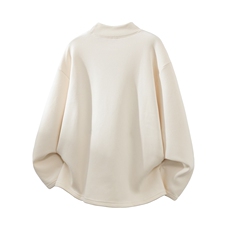 现货/新款重磅半高领刺绣德绒长袖B219A-DR2509-P25/DR2509JR-P35，男装卫衣，电商B219A