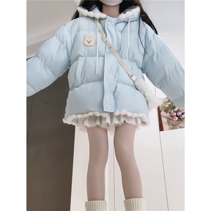 1506A/G78560/P94女冬季新款宽松百搭保暖面包服外套图片