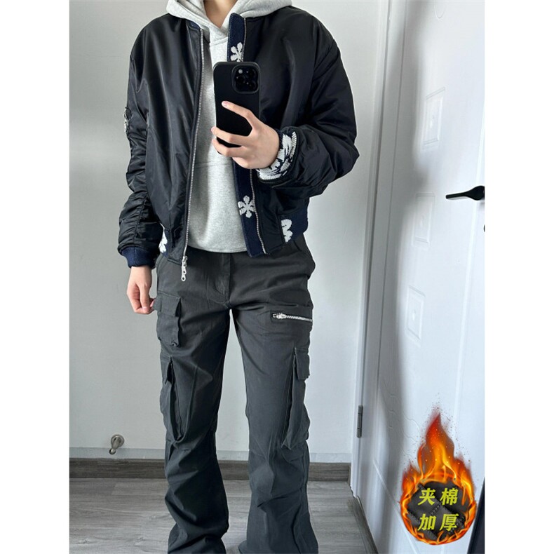 【有货】加棉666CC-特P73 常规JK110CC-特P65 花卉拼接外套男夹克图片