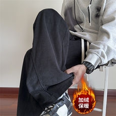 加绒休闲裤男宽松灯芯绒弯刀裤K3657-P45加绒P55控68加绒控78，男装卫衣，星座209-2