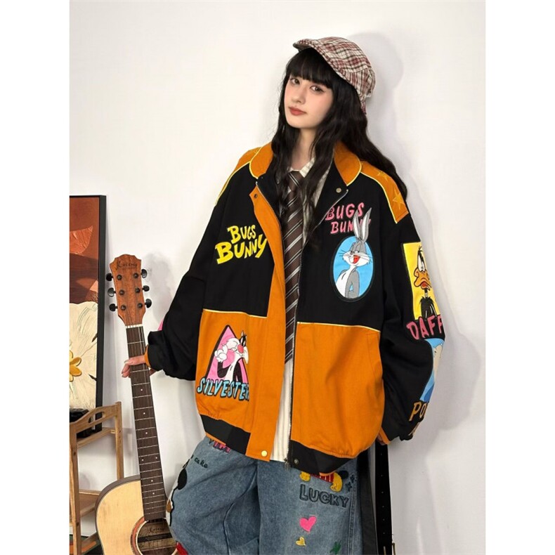 1506-1/MW0841/P94男女秋冬同款摩托机车运动棒球全棉服情侣潮牌,男装棉衣,星座1506-1