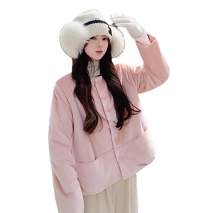 新款 时髦温柔丝绒保暖羽绒服2C010-2585-P255-K378图片