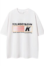 1白底条纹印花设计潮大码M-5XL短袖T恤男DT77779P18块特价控38，男装T恤，星座226-2