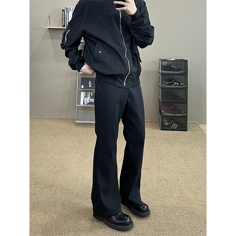 A178XK431P40设计感微喇西裤，男装西裤，电商A178