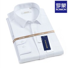 秋季长袖衬衫男士免烫寸衫春秋2023新款纯色中年商务休闲衬衣服，男装衬衫，电商B212（原钱塘6029）