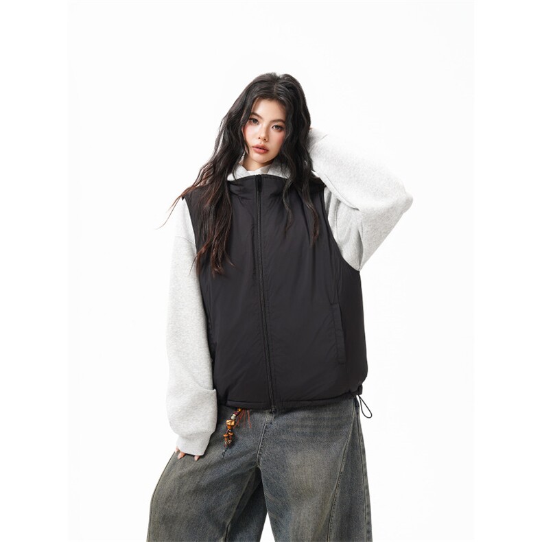 90%绒新标有报告短款宽松羽绒服马甲上衣Y996/P190现货,男装羽绒服,星座202-3