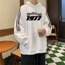 美式三杠条纹复连帽卫衣秋冬男女宽松长袖SWY2449-P55控8850棉，男装卫衣，电商B370