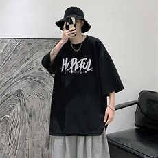 冰丝七分袖t恤男大码五分袖男短袖男中袖Q11425-P30，男装T恤，电商A040