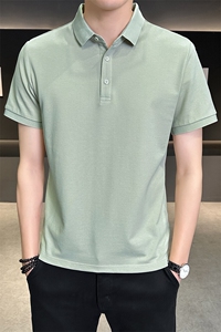 夏季新款短袖型男纯色POLO衫T恤休闲百搭半袖上衣PL88-P33图片