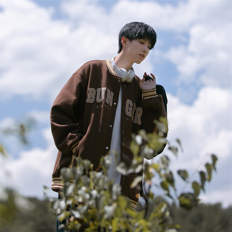 B225-W8409-P86-X108-聚酯纤维-字母刺绣棒球服，女装职业装，电商B225