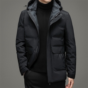 中年男灰鸭绒羽绒服男冬季新款中年加厚外套爸爸装YYYR6101-P265图片
