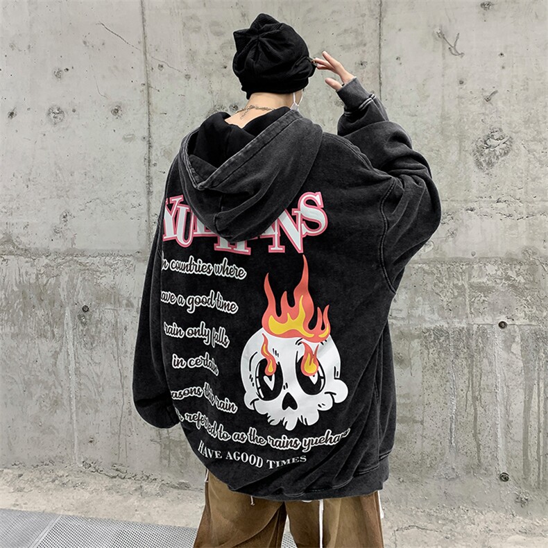 抖音供货、重磅复合450克水洗高街欧美美式卫衣D223A-SX2203-P75,男装卫衣,电商019-1