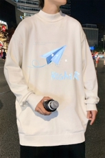 半高领毛衣男士大码针织衫男毛线衣男M18270-P45加绒款-P65，男装针织衫/毛衣，电商A040