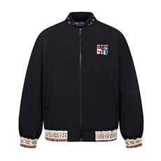 得物二开美式复古民族风贴布绣拼接飞行夹克宽松外套JK1262-P70，男装民族服装，星座1103-3