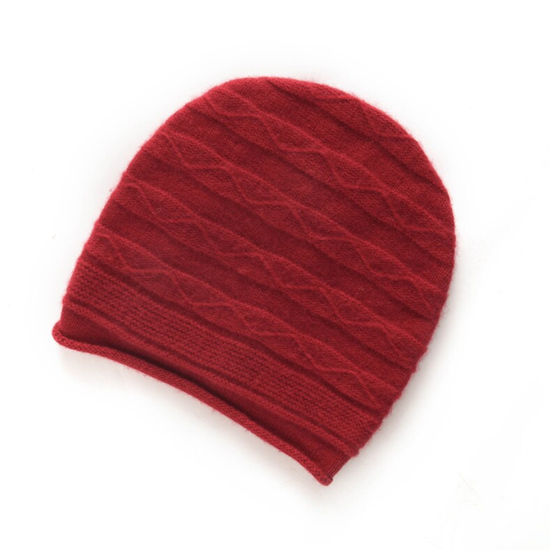 2024秋冬新款帅气个性针织帽35%，帽子，戎咖羊绒