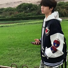 2026美式高街复古毛巾绣棒球服外套女春秋季新款宽松百搭嘻哈夹克，男装夹克，星座715-4