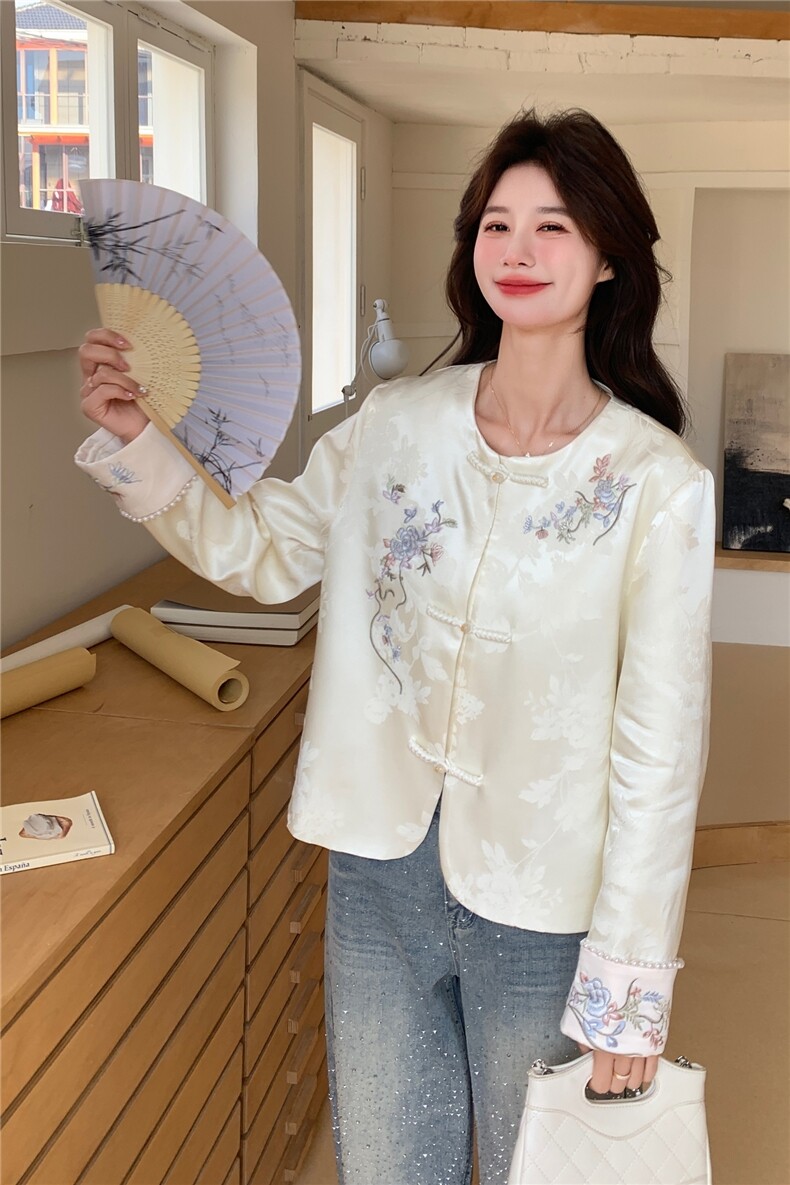 [大货】新中式复古短外套2C057-916-P165-K268,女装短外套,2C057