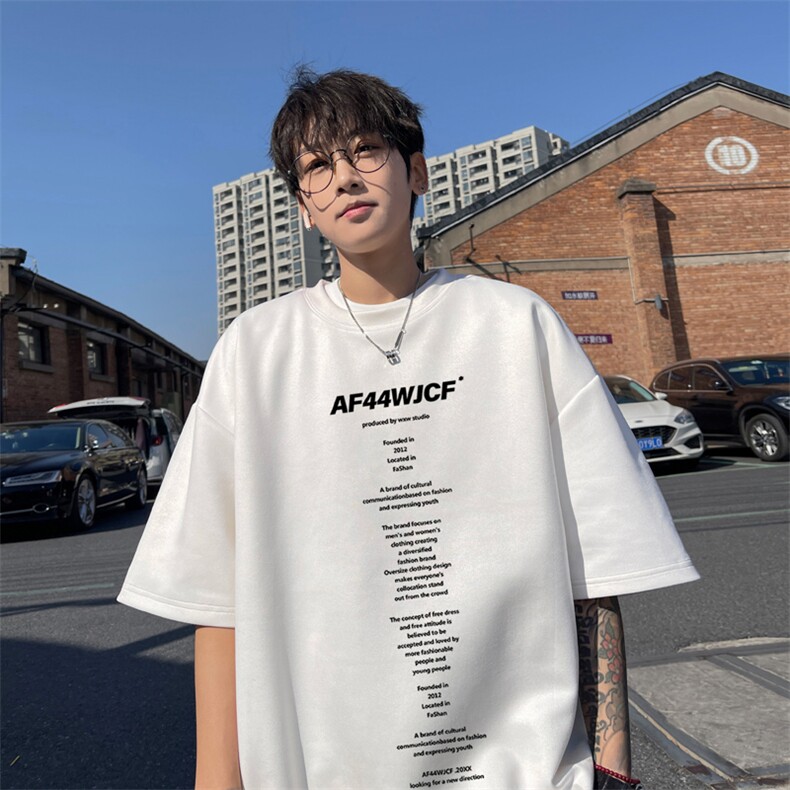 量大优供视频重磅麂皮绒短袖T恤男JPDX221-特P19,男装T恤,电商B367
