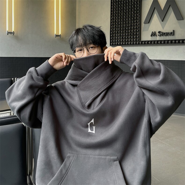 抖音品质！冲锋卫衣男CW388-65加绒款450克真超CWJR388-P85,男装卫衣,电商B371