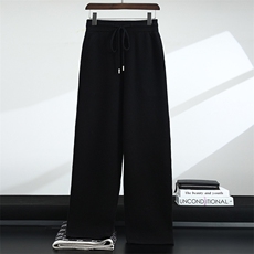 2025秋冬直筒型时尚百搭休闲阔腿裤，男装休闲裤，千国羊绒