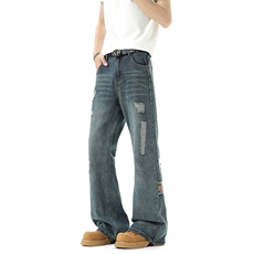 现货611-3BK1240特价P5554.2棉31聚酯纤维12.1再生纤维素纤维，男装牛仔裤，星座1218（原611-3）