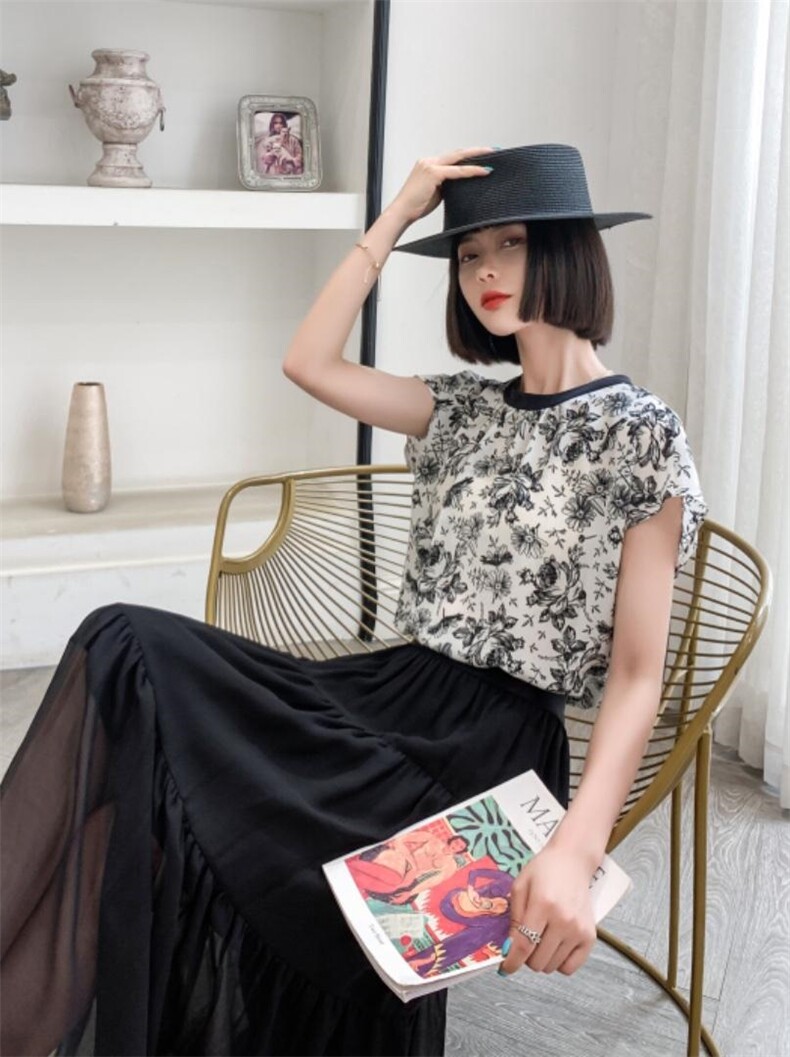 夏季碎花跑量小衫，其它，蘑菇扣