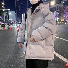 冬季加厚棉衣男潮流休闲棉袄字母印花棉服新款男A266-WT09-P65，男装棉衣，电商A266