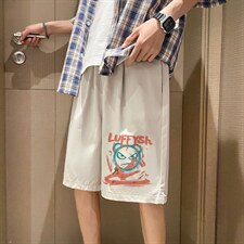 ！2023夏季新款个性印花休闲短裤男潮流宽松五分裤KC286-P20,男装休闲裤,电商B371