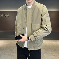 店主风秋季新款夹克外套男休闲百搭时尚棒球领男士夹克N816-P90，男装夹克，星座310B-3