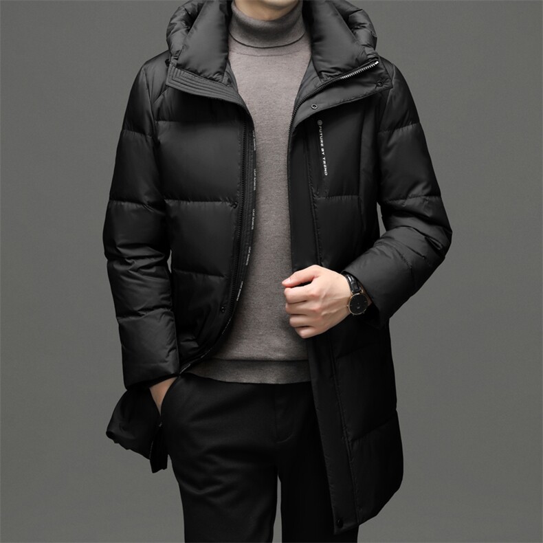 CSYR97768钱塘2020-2冬季厚款商务休闲中长款中年男士羽绒服P365图片