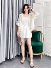 夏季新款韩版洋气连帽镂空防晒衣，其它，L·H·X