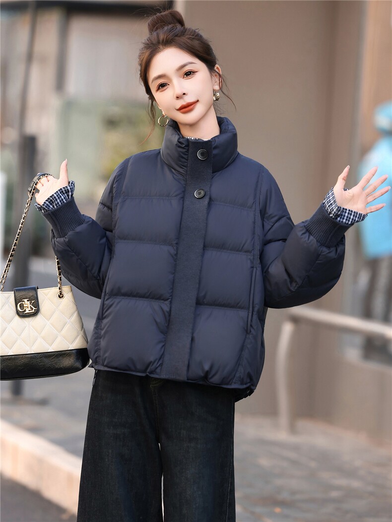 2025冬装新款时尚保暖优雅范羽绒服,女装羽绒服,鑫鑫格