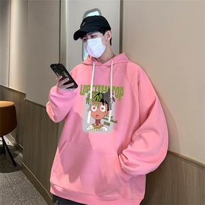 已注册港风重磅华棉得物抖音直播高品质宽松休闲连帽卫衣W5006P40图片