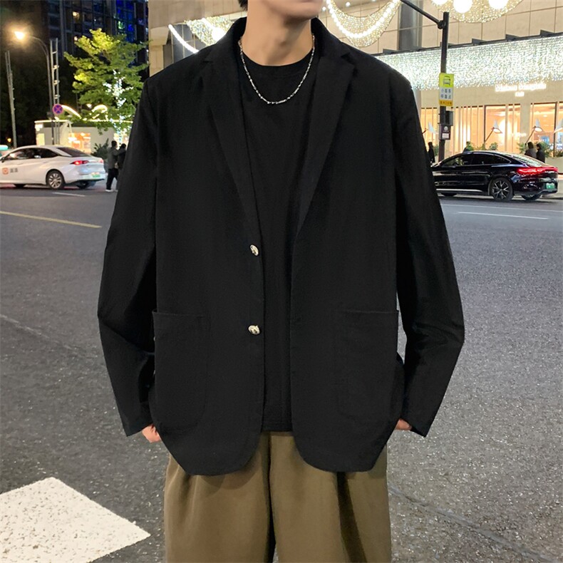 春季新款商务风西装外套男休闲西服男士西服JK02628-P83,男装西服套装,星座308B-2