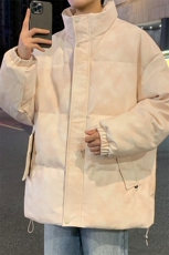 可二开高品质潮牌宽松PU皮衣棉服情侣棉衣A161-MY8170，男装皮衣，电商A161