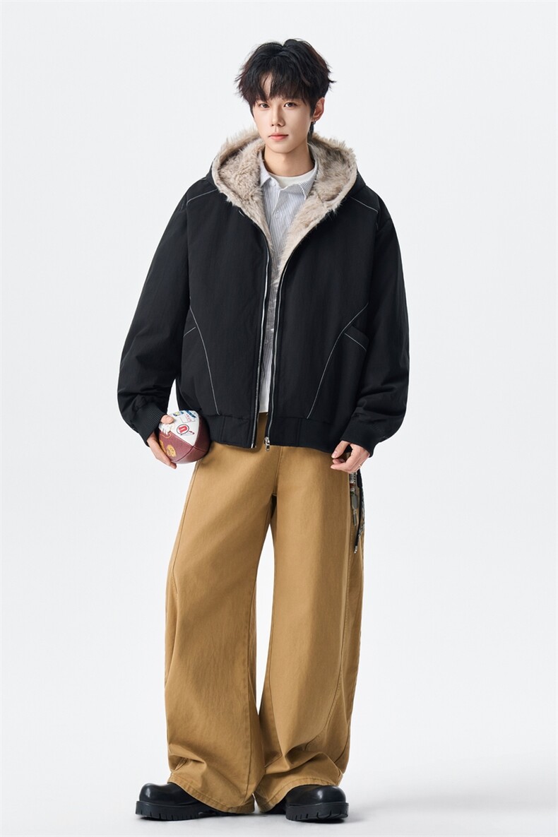 羽绒服男新款冬季保暖连帽座山雕加厚加绒外套XZ309Y95751P198,男装羽绒服,星座309（原A406）