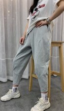 【现货】磨毛坑条针织卫裤，女装休闲裤，依鼎衣典