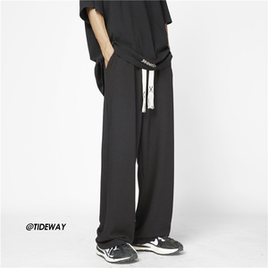 抖音品质男生宽松休闲裤高街潮流百搭拖地裤B315-K23367-p50控68图片