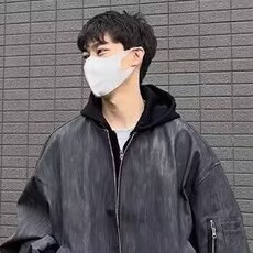 PY307-美式复古连帽宽松休闲短款pu皮纹理夹克外套-网络图，男装夹克，星座1002-2