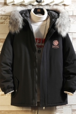 MM48237-P130冬季大毛领棉衣男士大码加厚棉袄男棉服砖墙，男装棉衣，电商A040A