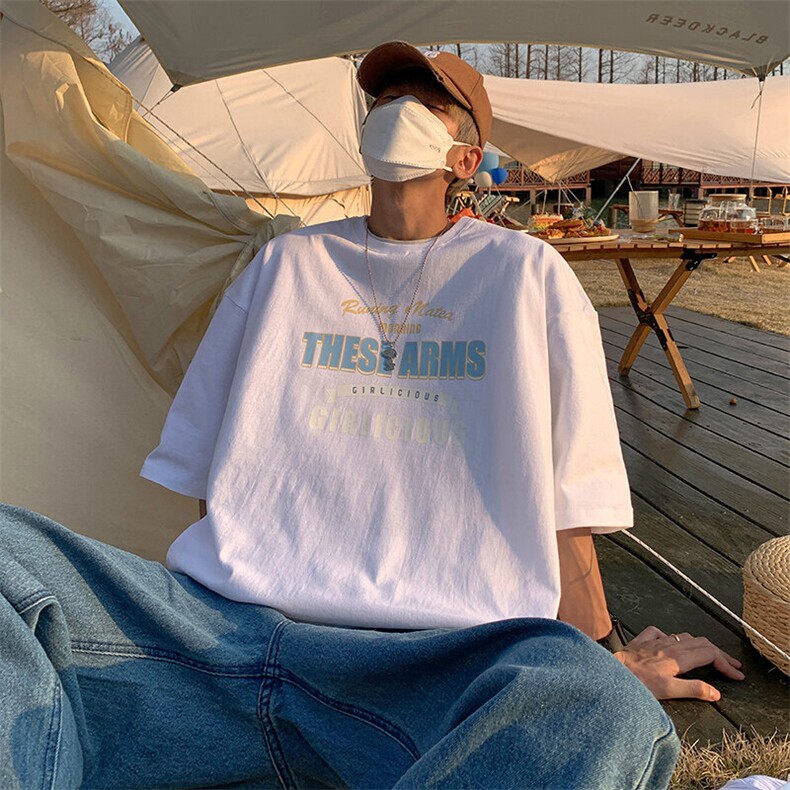 印花圆领T恤黑白经典颜色917-1T1903P25，男装T恤，星座917-1