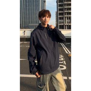 2025秋季新款冲锋衣男女同款潮流防水户外连帽外套夹克JK6266-P30图片