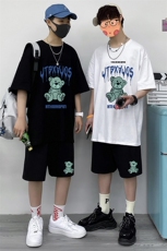男士休闲运动套装2023夏季新款韩版潮流潮牌搭配A161-2-TZ08-P50，男装休闲套装，电商A161-2