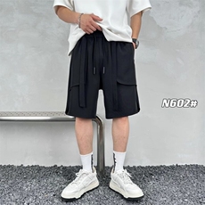 2025新款美式机能风大口袋工装短裤男夏季户外休闲宽松潮牌五分裤，男装休闲裤，星座506A