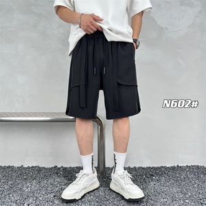 2025新款美式机能风大口袋工装短裤男夏季户外休闲宽松潮牌五分裤图片