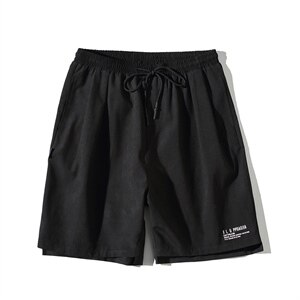 2021夏季新日系马切达潮大码男字母印花宽松休闲短裤K2032-P20图片