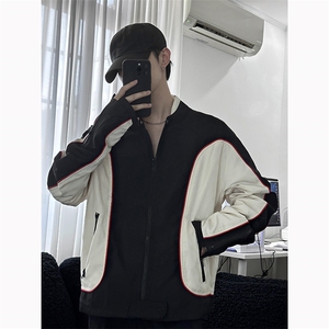 B221 美式ins高街暗黑痞帅型男机车服外套上衣 SY2306-P90控118图片